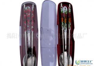 韓式禮品兩件套 貼花匙與貼花空心筷精品套裝，詮釋家居美學新格調